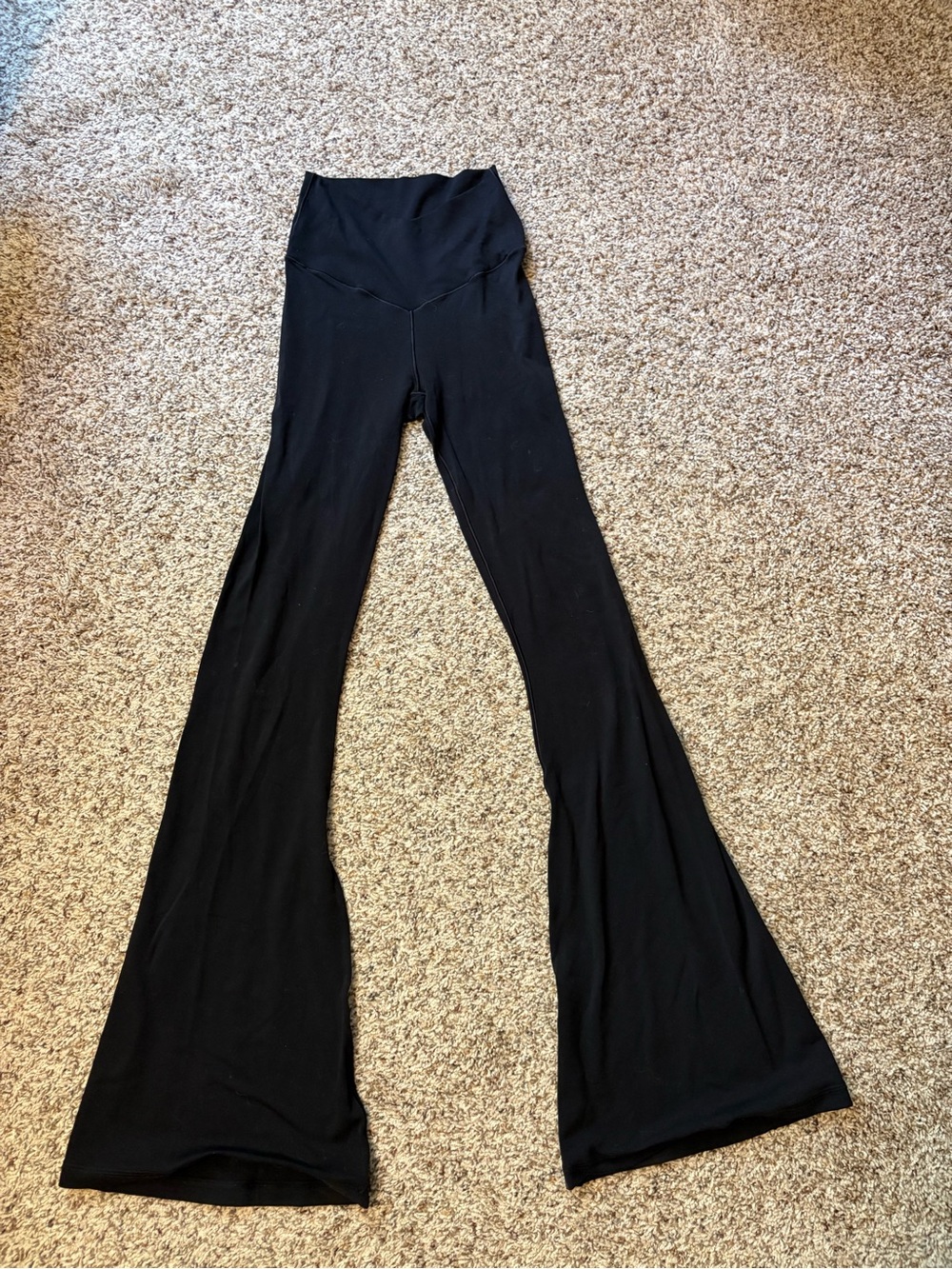 Aerie criss/cross high-Rise Black Flare Yoga Pants